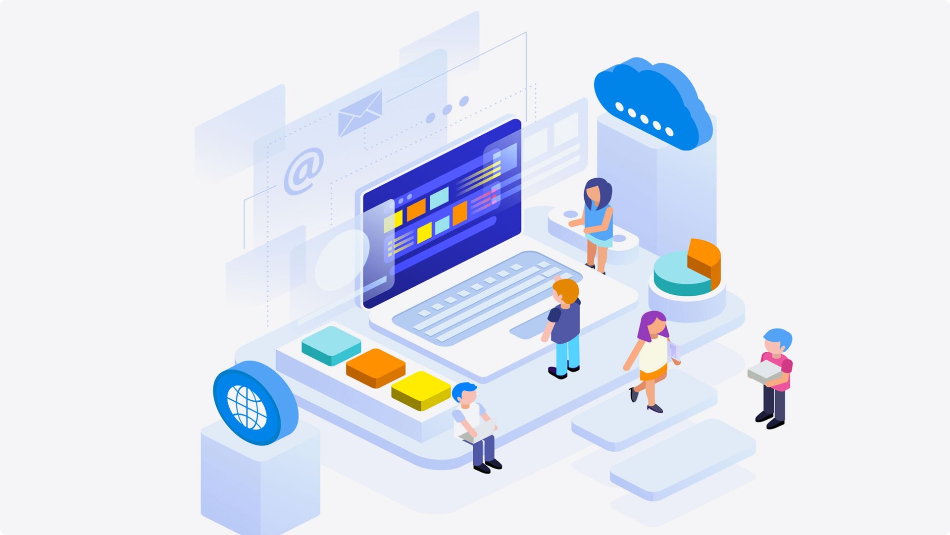 高清智能硬件展示图，展示多功能智能收银机、学生卡、一卡通等设备应用场景。.